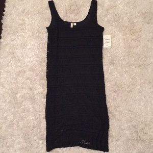 Frenchi Black Bodycon Dress